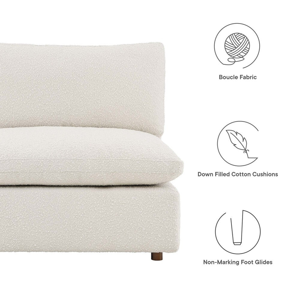 EEI-6367 Commix 5-Piece Down Filled Overstuffed Boucle Fabric Sectional Sofa by Modway