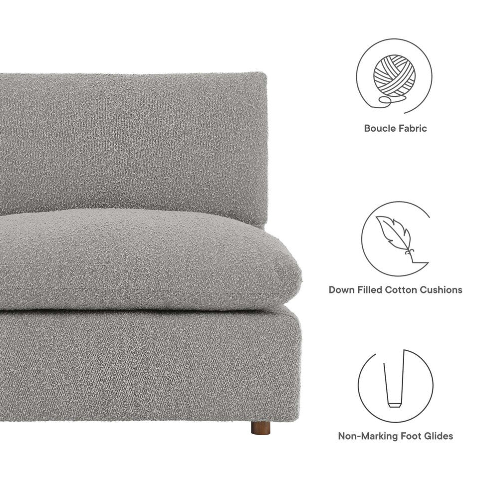 EEI-6367 Commix 5-Piece Down Filled Overstuffed Boucle Fabric Sectional Sofa by Modway