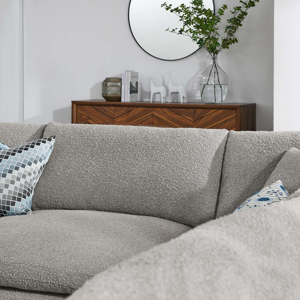 EEI-6367 Commix 5-Piece Down Filled Overstuffed Boucle Fabric Sectional Sofa by Modway