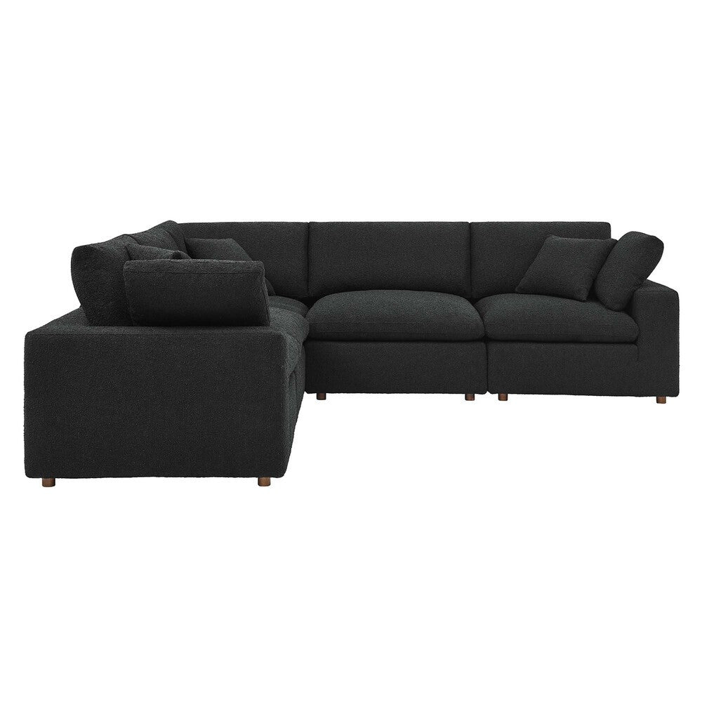 EEI-6368 Commix 5-Piece Down Filled Overstuffed Boucle Sectional Sofa by Modway