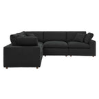 EEI-6368 Commix 5-Piece Down Filled Overstuffed Boucle Sectional Sofa by Modway