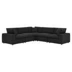 EEI-6368 Commix 5-Piece Down Filled Overstuffed Boucle Sectional Sofa by Modway