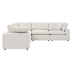EEI-6368 Commix 5-Piece Down Filled Overstuffed Boucle Sectional Sofa by Modway