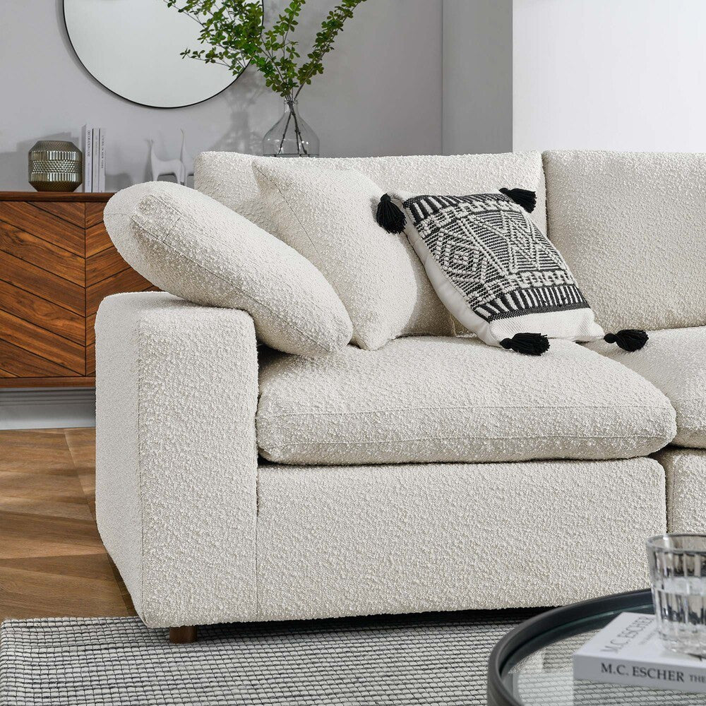 EEI-6368 Commix 5-Piece Down Filled Overstuffed Boucle Sectional Sofa by Modway