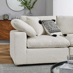 EEI-6368 Commix 5-Piece Down Filled Overstuffed Boucle Sectional Sofa by Modway