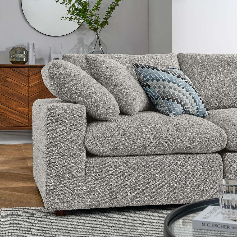 EEI-6368 Commix 5-Piece Down Filled Overstuffed Boucle Sectional Sofa by Modway