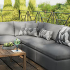 EEI-5587 Commix 5-Piece Outdoor Patio Sectional Sofa by Modway