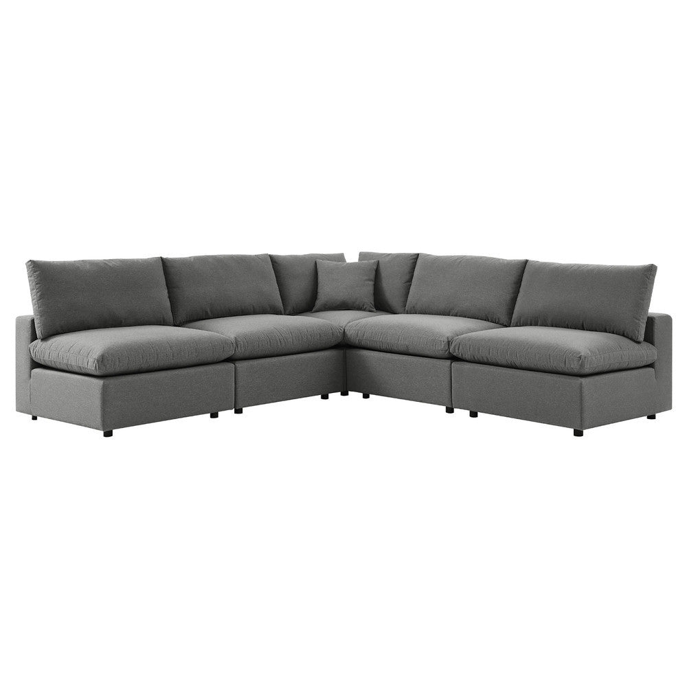 EEI-5587 Commix 5-Piece Outdoor Patio Sectional Sofa by Modway