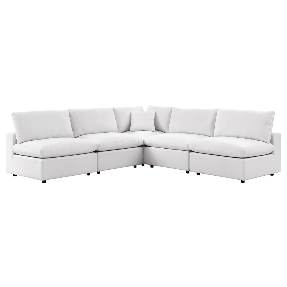 EEI-5587 Commix 5-Piece Outdoor Patio Sectional Sofa by Modway