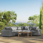EEI-5589 Commix 5-Piece Outdoor Patio Sectional Sofa by Modway