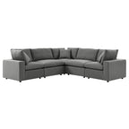 EEI-5589 Commix 5-Piece Outdoor Patio Sectional Sofa by Modway