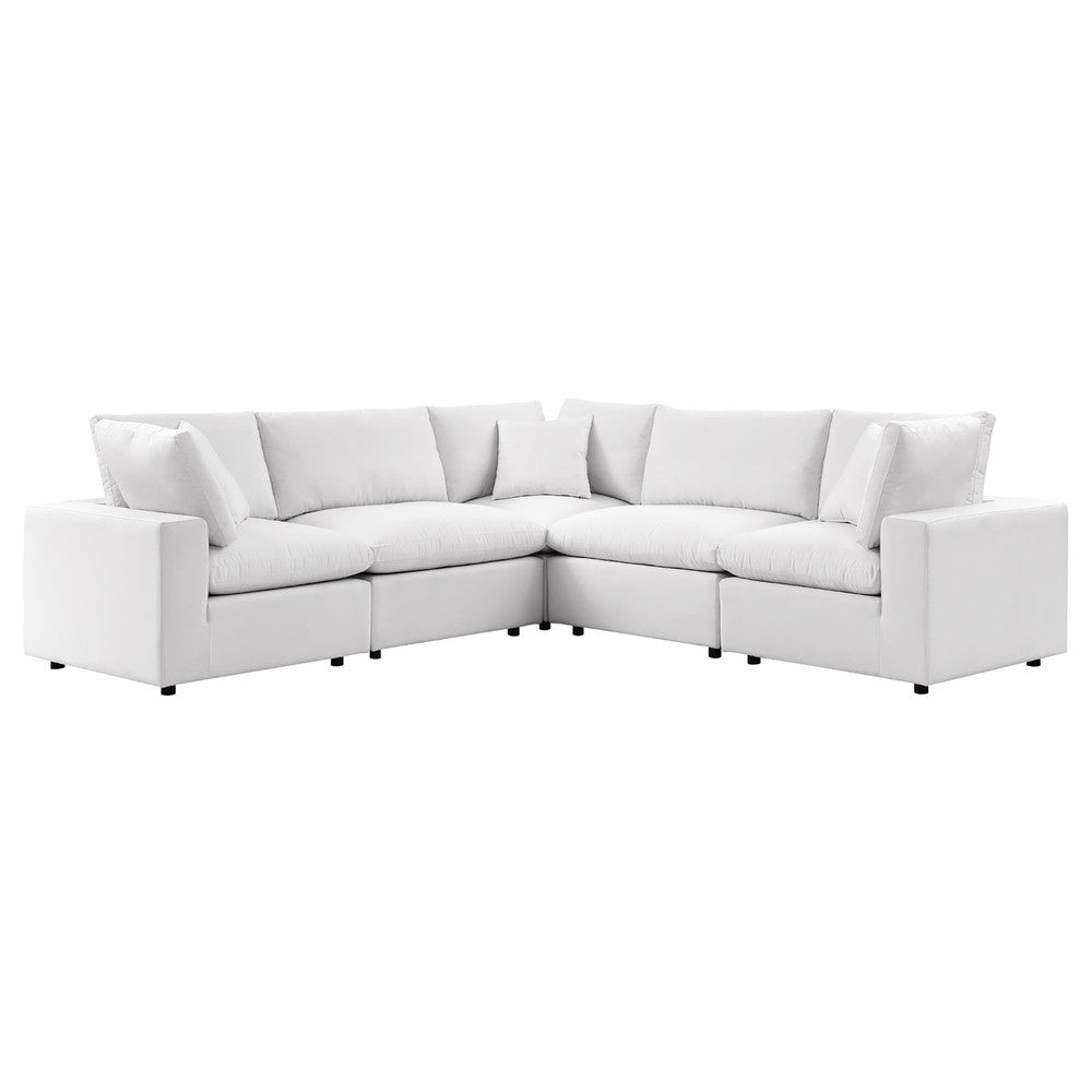 EEI-5589 Commix 5-Piece Outdoor Patio Sectional Sofa by Modway