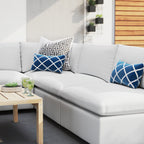 EEI-5588 Commix 5-Piece Sunbrella&reg; Outdoor Patio Sectional Sofa by Modway