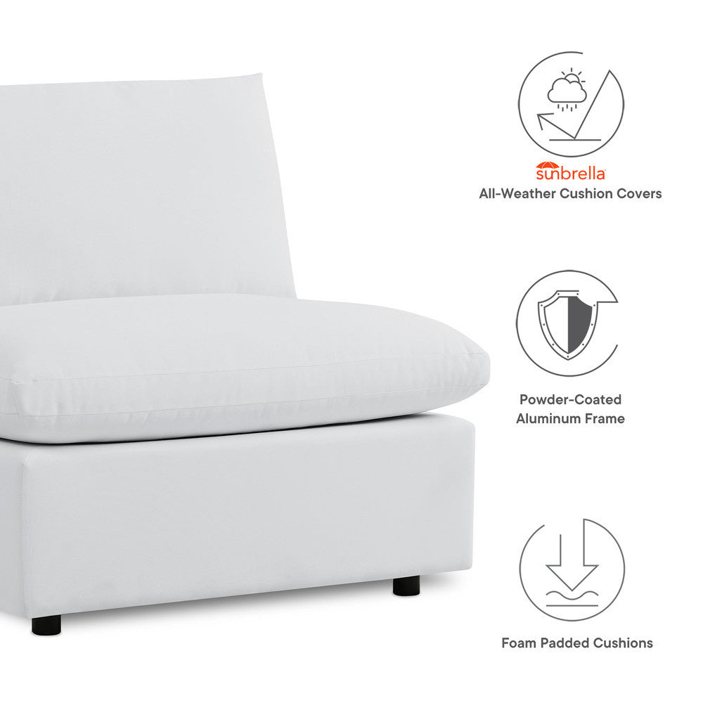 EEI-5588 Commix 5-Piece Sunbrella&reg; Outdoor Patio Sectional Sofa by Modway