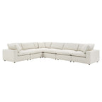 EEI-6369 Commix 6-Piece Down Filled Overstuffed Boucle Fabric Sectional Sofa by Modway