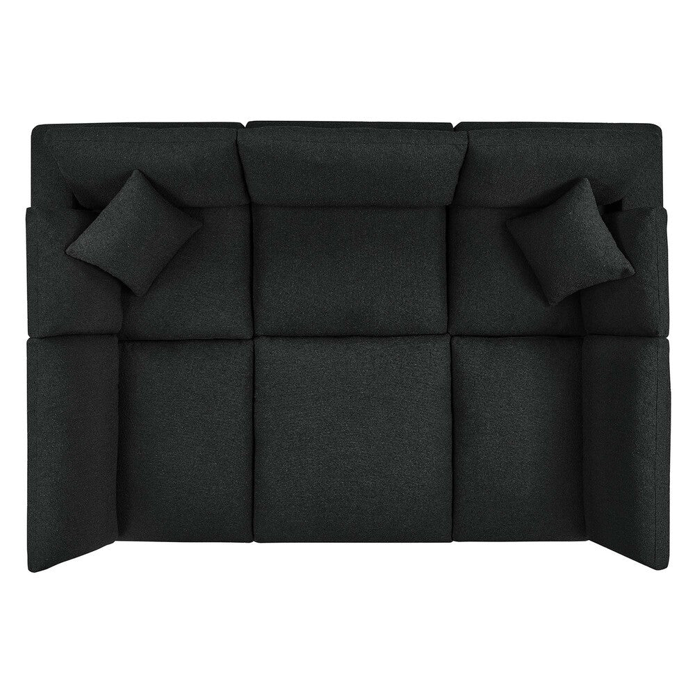 EEI-6372 Commix 6-Piece Down Filled Overstuffed Boucle Fabric Sectional Sofa by Modway