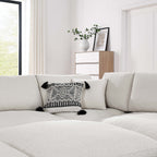 EEI-6372 Commix 6-Piece Down Filled Overstuffed Boucle Fabric Sectional Sofa by Modway