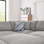 EEI-6372 Commix 6-Piece Down Filled Overstuffed Boucle Fabric Sectional Sofa by Modway