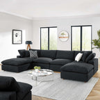 EEI-6366 Commix 6-Piece Down Filled Overstuffed Boucle Sectional Sofa by Modway