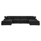 EEI-6366 Commix 6-Piece Down Filled Overstuffed Boucle Sectional Sofa by Modway