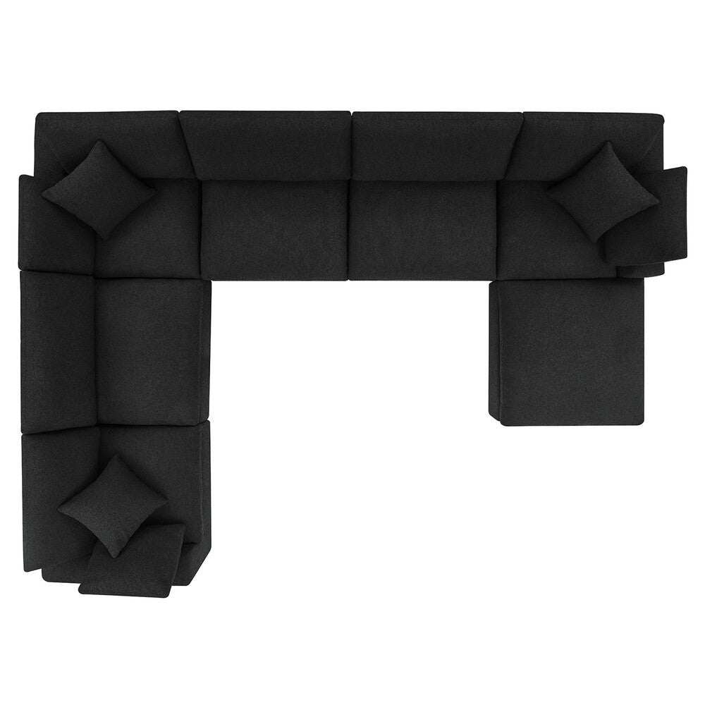 EEI-6370 Commix 7-Piece Down Filled Overstuffed Boucle Sectional Sofa by Modway