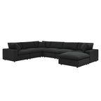 EEI-6370 Commix 7-Piece Down Filled Overstuffed Boucle Sectional Sofa by Modway