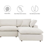 EEI-6370 Commix 7-Piece Down Filled Overstuffed Boucle Sectional Sofa by Modway