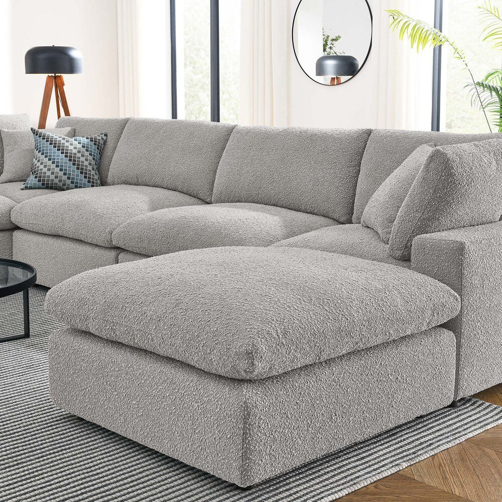 EEI-6370 Commix 7-Piece Down Filled Overstuffed Boucle Sectional Sofa by Modway