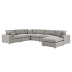 EEI-6370 Commix 7-Piece Down Filled Overstuffed Boucle Sectional Sofa by Modway