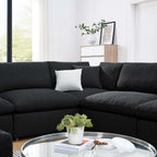 EEI-6371 Commix 8-Piece Down Filled Overstuffed Boucle Fabric Sectional Sofa by Modway