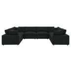 EEI-6371 Commix 8-Piece Down Filled Overstuffed Boucle Fabric Sectional Sofa by Modway
