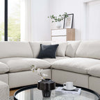 EEI-6371 Commix 8-Piece Down Filled Overstuffed Boucle Fabric Sectional Sofa by Modway