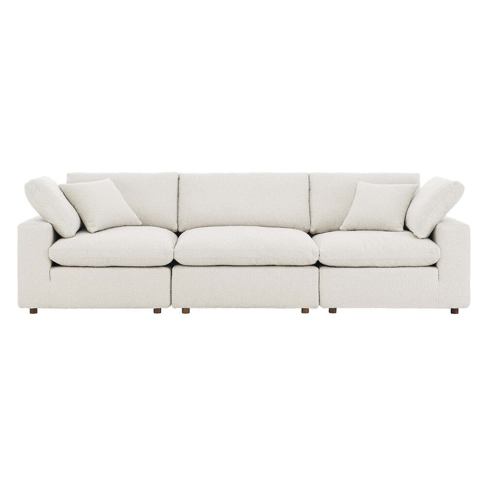 EEI-6362 Commix Down Filled Overstuffed Boucle Fabric 3-Seater Sofa by Modway