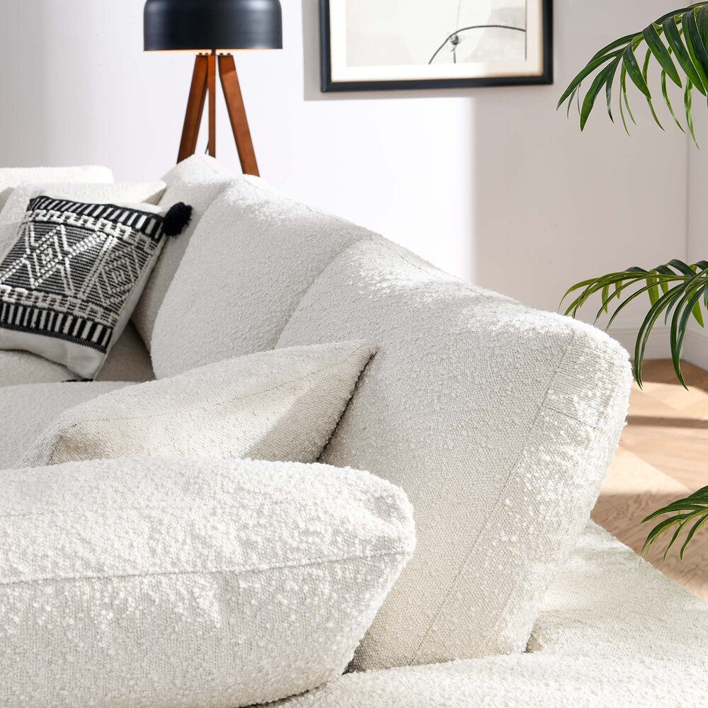 EEI-6362 Commix Down Filled Overstuffed Boucle Fabric 3-Seater Sofa by Modway