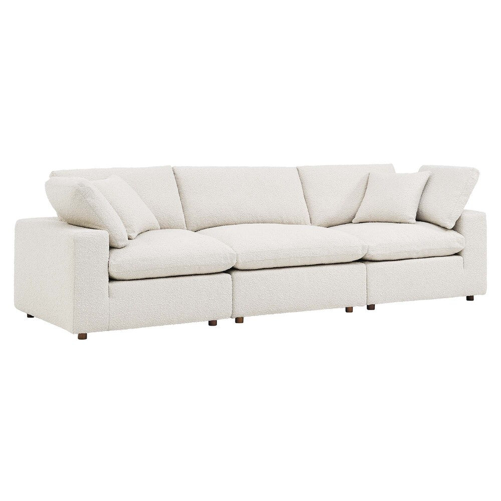 EEI-6362 Commix Down Filled Overstuffed Boucle Fabric 3-Seater Sofa by Modway