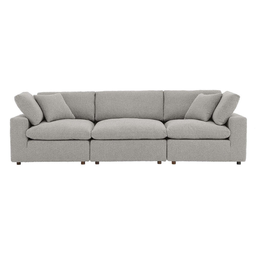 EEI-6362 Commix Down Filled Overstuffed Boucle Fabric 3-Seater Sofa by Modway