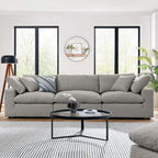 EEI-6362 Commix Down Filled Overstuffed Boucle Fabric 3-Seater Sofa by Modway