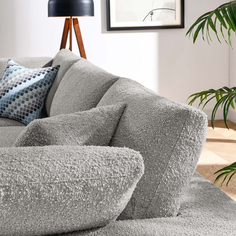 EEI-6362 Commix Down Filled Overstuffed Boucle Fabric 3-Seater Sofa by Modway