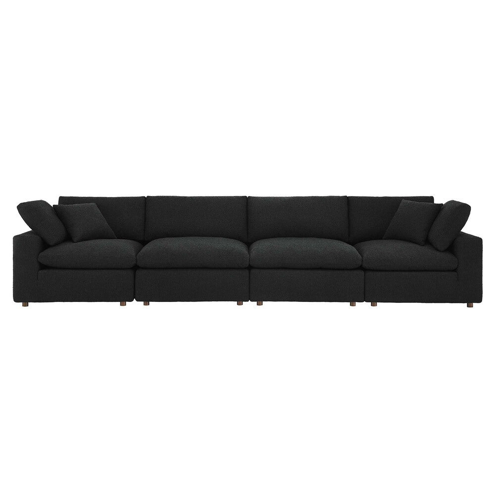 EEI-6364 Commix Down Filled Overstuffed Boucle Fabric 4-Seater Sofa by Modway