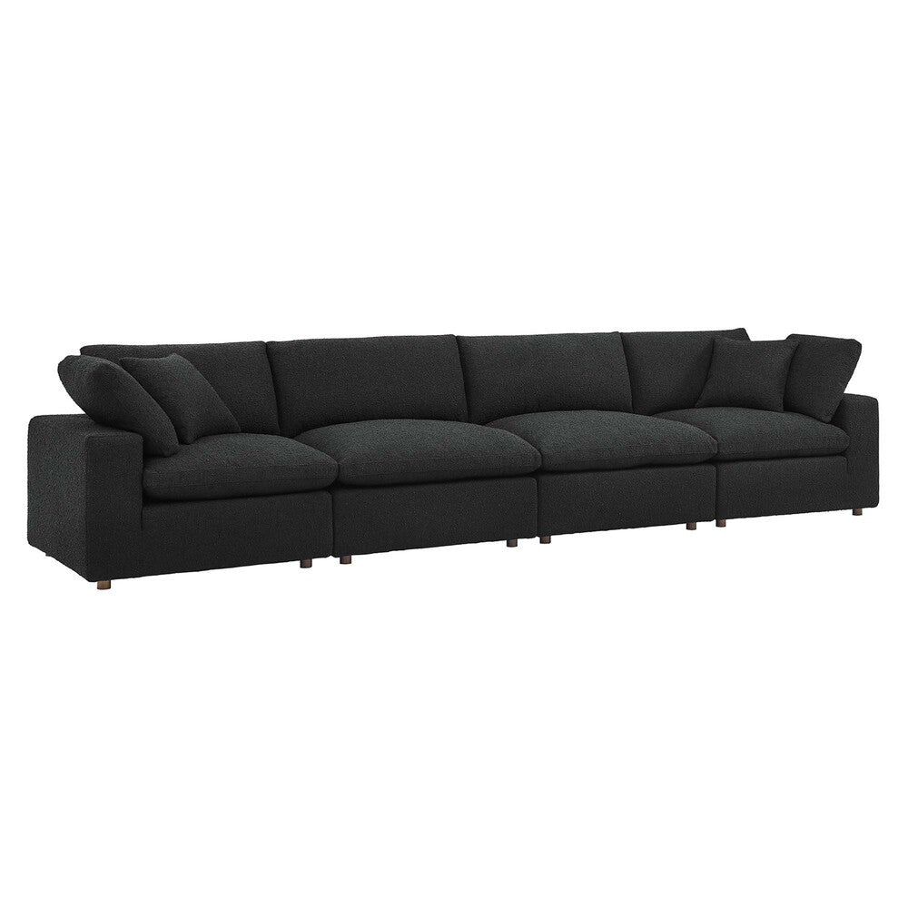 EEI-6364 Commix Down Filled Overstuffed Boucle Fabric 4-Seater Sofa by Modway