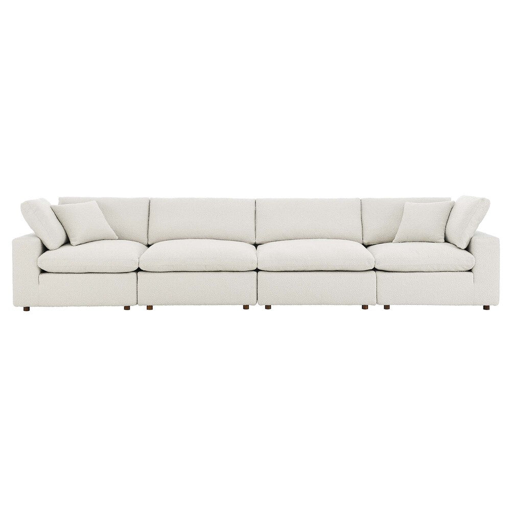 EEI-6364 Commix Down Filled Overstuffed Boucle Fabric 4-Seater Sofa by Modway