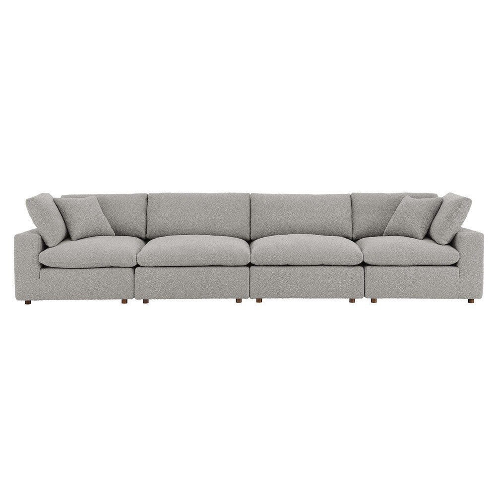 EEI-6364 Commix Down Filled Overstuffed Boucle Fabric 4-Seater Sofa by Modway