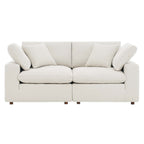 EEI-6361 Commix Down Filled Overstuffed Boucle Fabric Loveseat by Modway