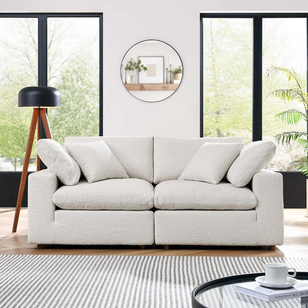 EEI-6361 Commix Down Filled Overstuffed Boucle Fabric Loveseat by Modway