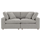 EEI-6361 Commix Down Filled Overstuffed Boucle Fabric Loveseat by Modway