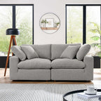 EEI-6361 Commix Down Filled Overstuffed Boucle Fabric Loveseat by Modway