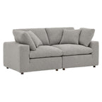 EEI-6361 Commix Down Filled Overstuffed Boucle Fabric Loveseat by Modway