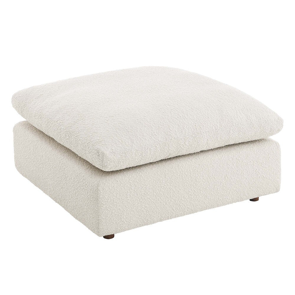 EEI-6258 Commix Down Filled Overstuffed Boucle Fabric Ottoman by Modway