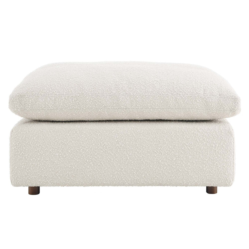 EEI-6258 Commix Down Filled Overstuffed Boucle Fabric Ottoman by Modway