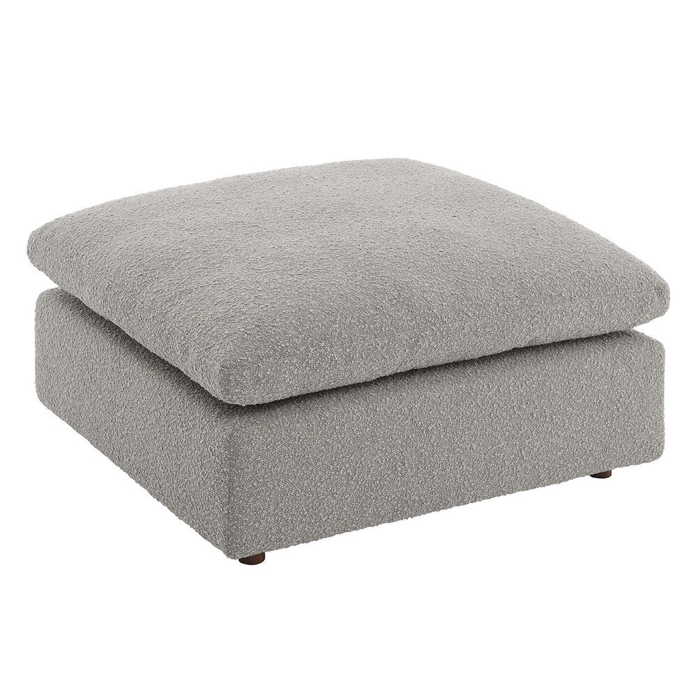 EEI-6258 Commix Down Filled Overstuffed Boucle Fabric Ottoman by Modway